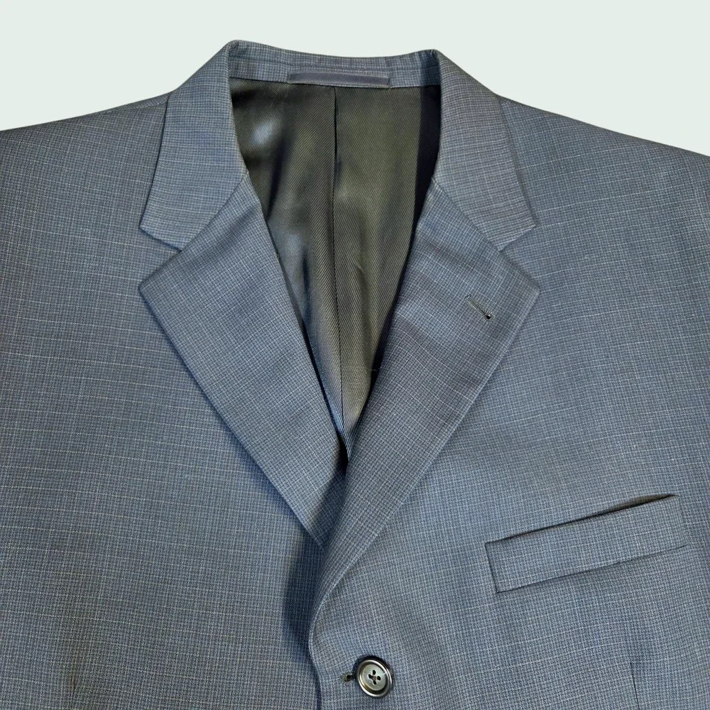 Burberry London Kensington Wool Mens Blazer Jacket Sport Coat 46 SHT See Details